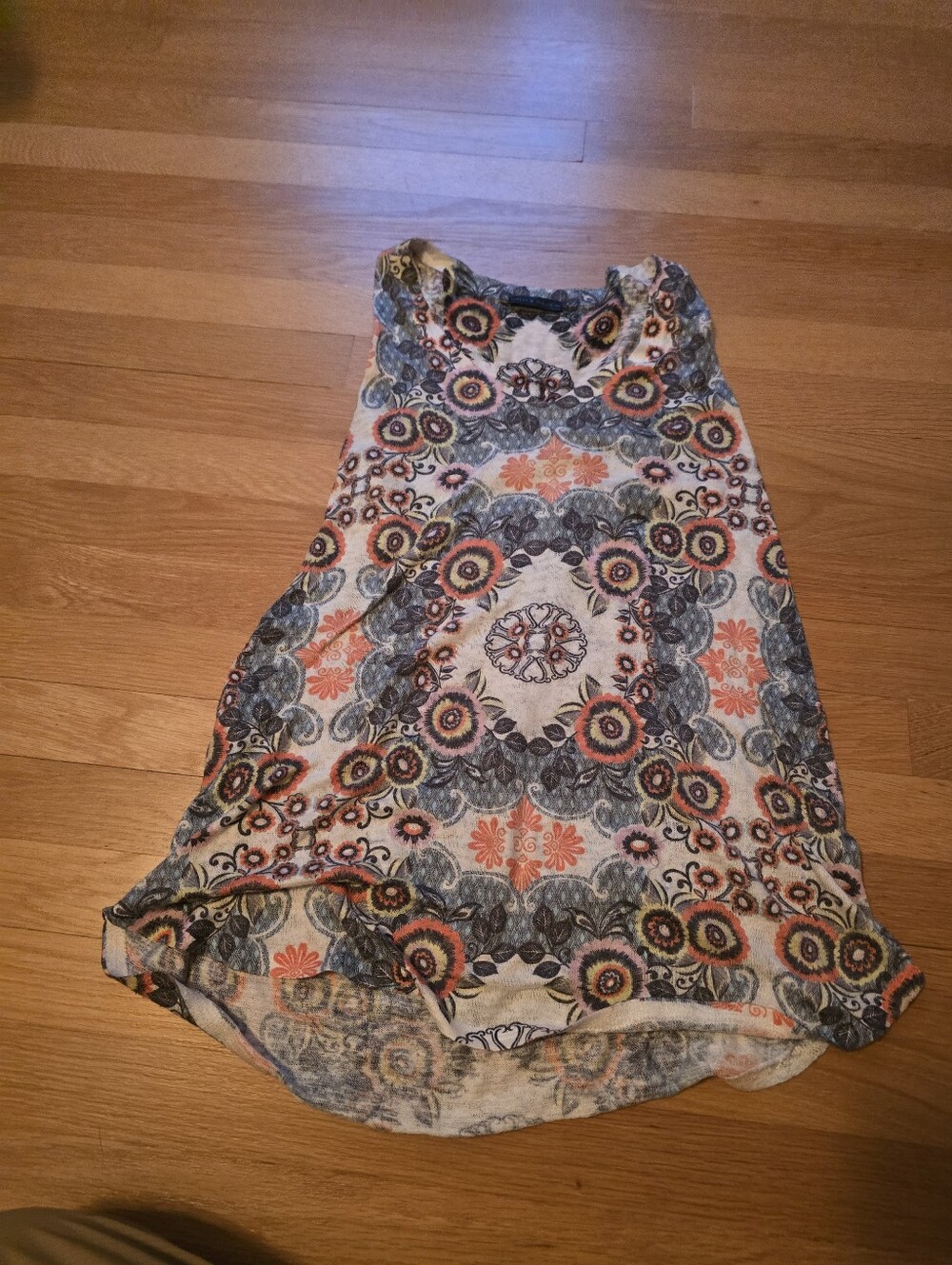 Nally & Millie Floral Multicolor Knit Tank Top Sz S